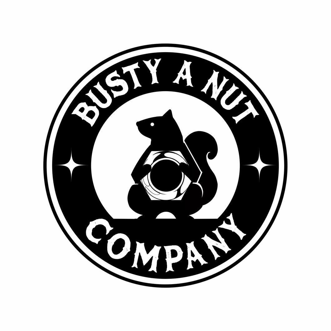 Busty A Nut Co. Sticker 2.5”