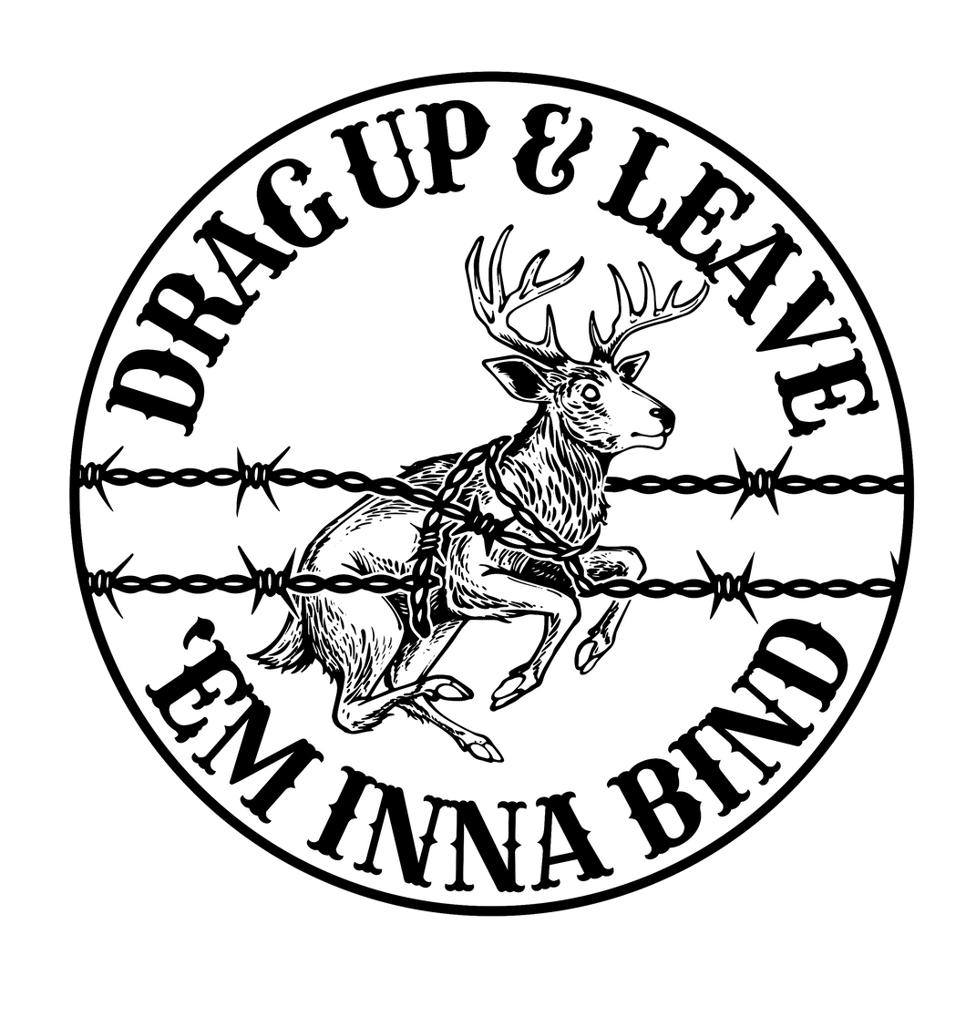 Drag Up Sticker Drag Up & Leave ‘Em Inna Bind Sticker – HIBANA WELDING CO