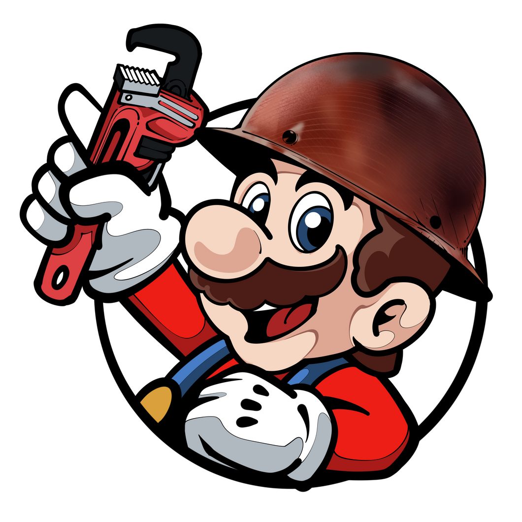 Mario The Plumber Sticker