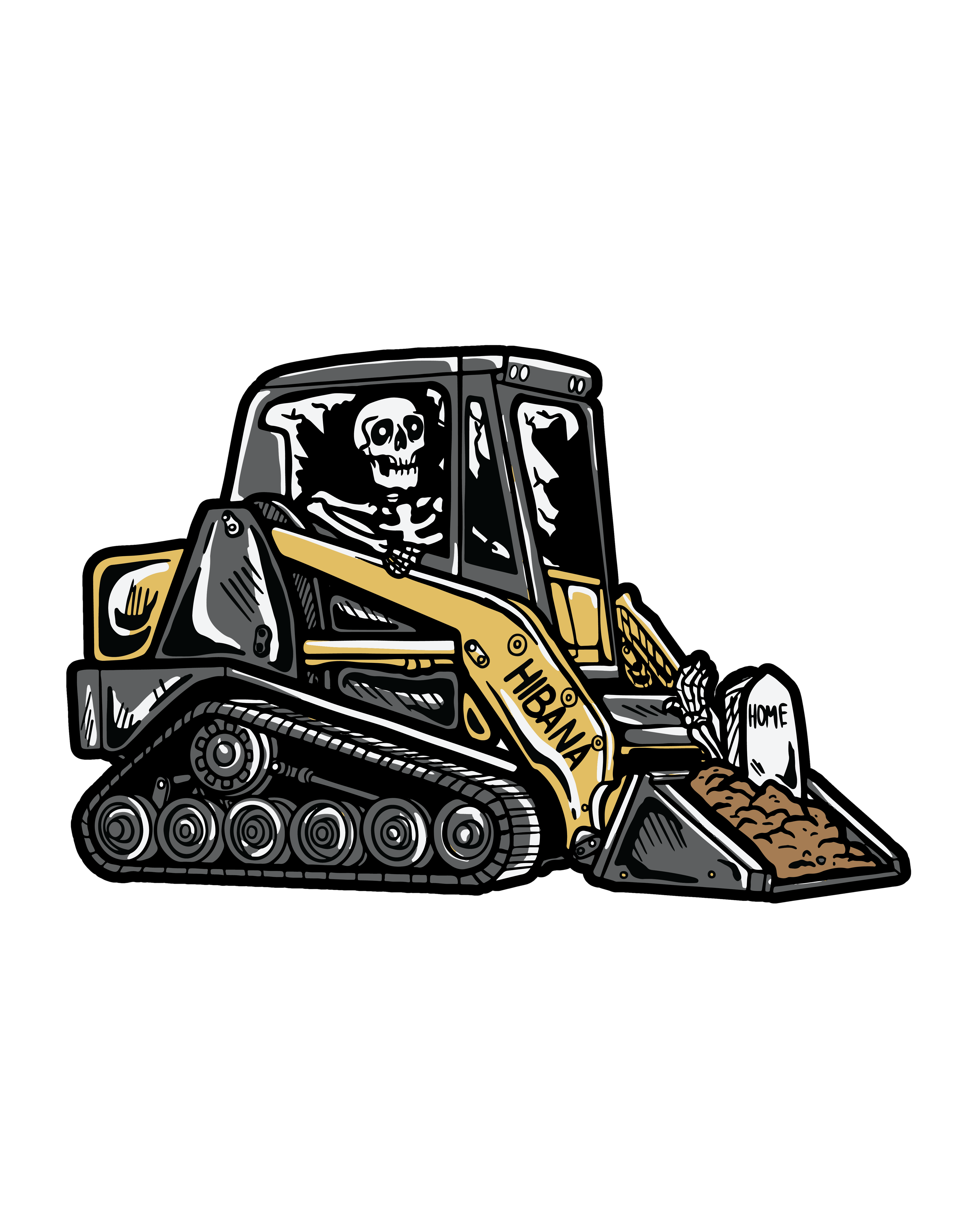 Skidsteer Sticker – HIBANA WELDING CO
