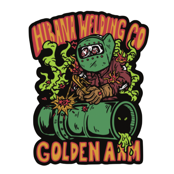Old Man Pipeliner Sticker – HIBANA WELDING CO