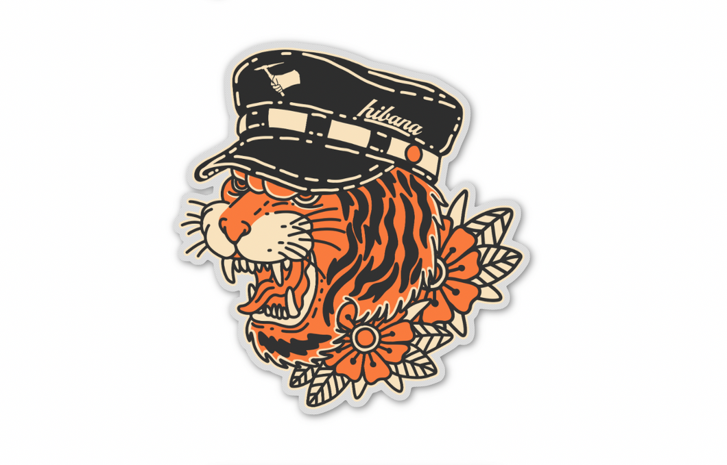 Americana Tiger Sticker