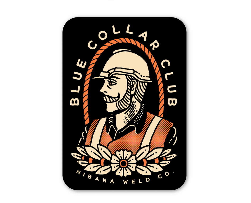 Blue Collar Club - 2 Pack Sticker