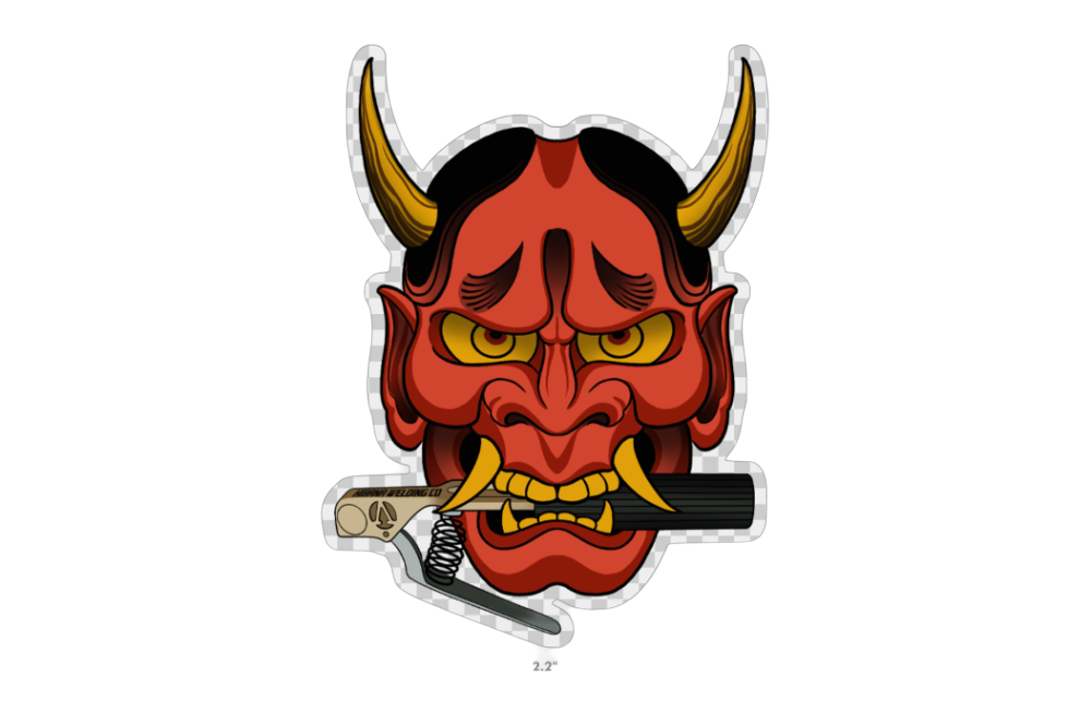 Hannya V-Stinger Sticker